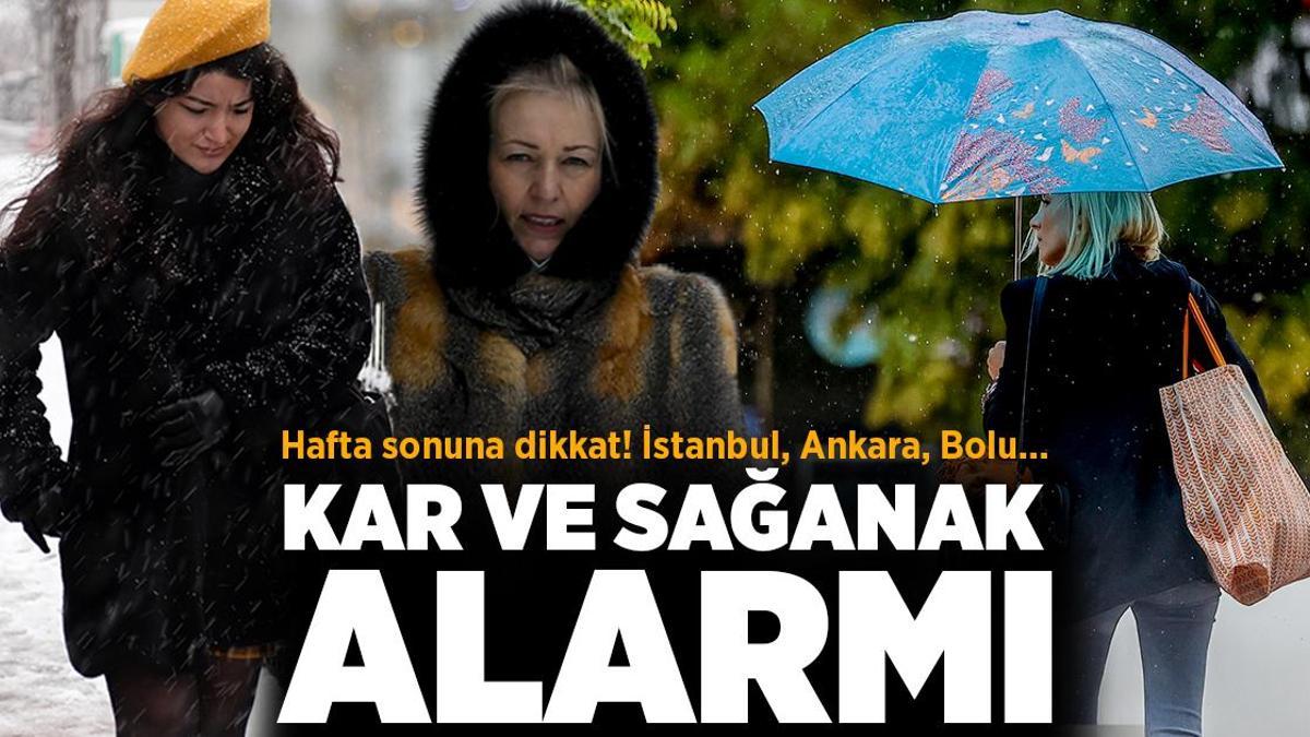 Son dakika… Meteoroloji’den kar ve sağanak alarmı! Hafta sonuna dikkat