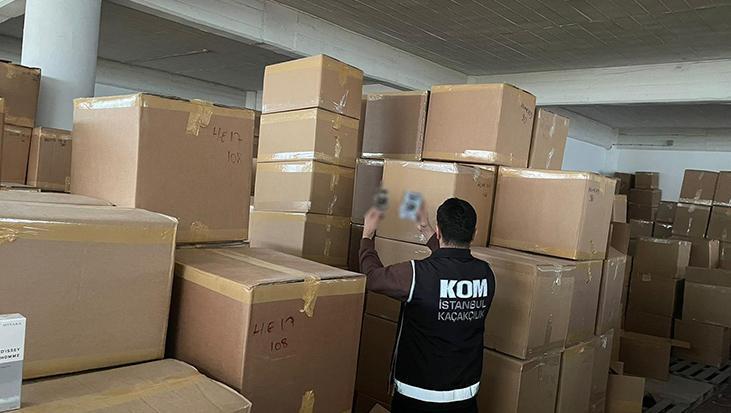 İstanbul’da 200 milyon liralık kaçak parfüm ele geçirildi