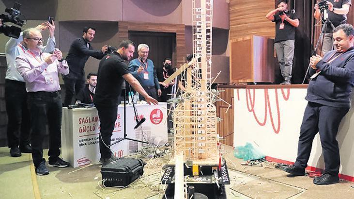 Depreme dayanıklı binalar yarıştı