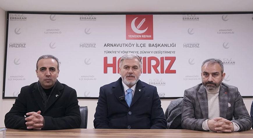 Yeniden Refah Partisi’nin seçim aracına ateş açılmıştı! İBB Başkan Adayı Altınöz’den açıklama