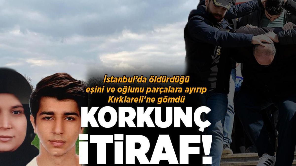 Oğlunu ve karısını öldürüp tarlasına gömdü! Emekli polis memurundan korkunç itiraf