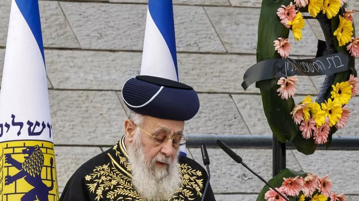 İsrail’in Sefarad Hahambaşı Yosef: Bizi askere gitmeye zorlarlarsa ülkeyi terk ederiz