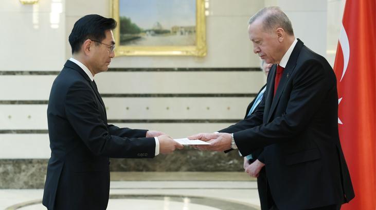 Cumhurbaşkanı Erdoğan, büyükelçilerin güven mektuplarını kabul etti