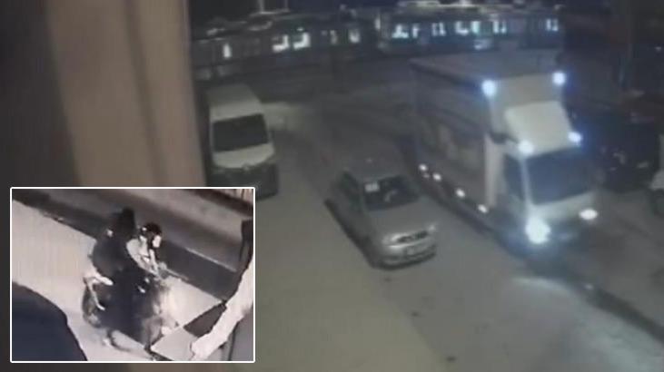 İstanbul’da jet taşıyla kamyoneti çaldılar