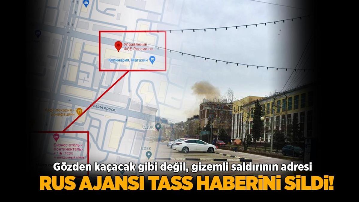 Rus ajansı TASS haberi yayınlayıp sildi! Gizemli saldırının adresi belli oldu