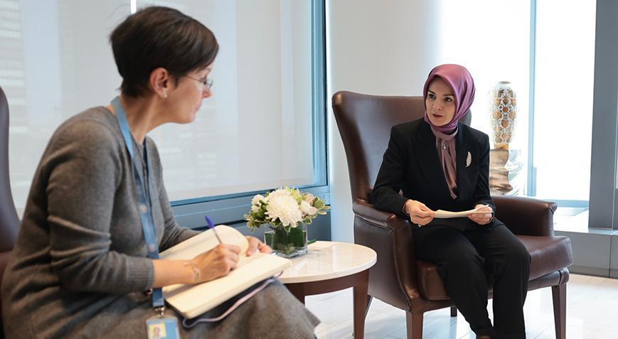 Bakan Göktaş, BM Kadına Karşı Şiddet Özel Raportörü ile görüştü