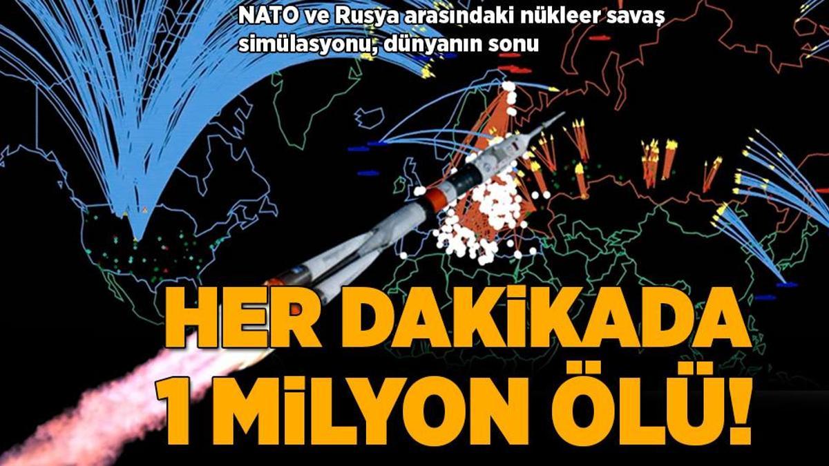 Her dakika 1 milyon ölü! NATO ve Rusya arasındaki olası nükleer savaş, dünyanın sonu