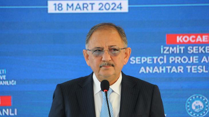 Bakan Özhaseki: Yeni bir belediyecilik modası çıktı, başını İstanbul çekiyor