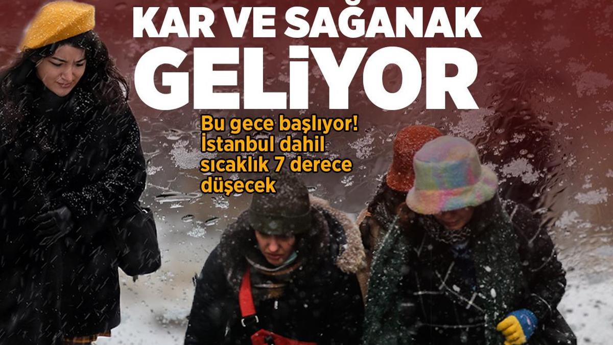 Son dakika… Meteoroloji uyardı! Kar ve sağanak geliyor: İstanbul, Ankara, İzmir…