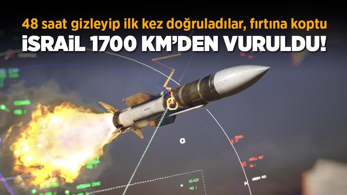 Gazze’deki savaşta son dakika… İsrail 1700 km’den vuruldu! İki gün gizleyip doğruladılar