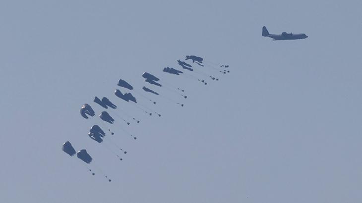 ABD duyurdu: Gazze’ye havadan yardım sürecek