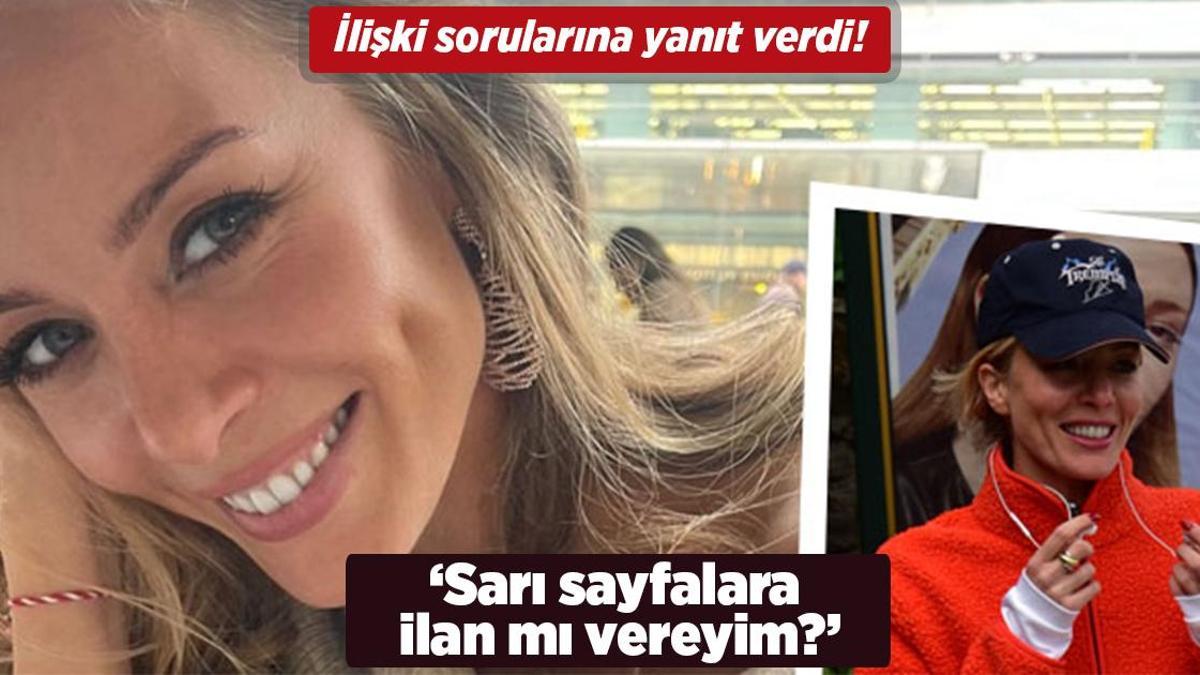 Bade İşçil’den ‘aşk’ yanıtı! ‘Sarı sayfalara ilan mı vereyim?’