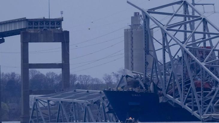 Baltimore köprüsünün çökmesi sonucu kaybolan 6 işçinin öldüğü tahmin ediliyor