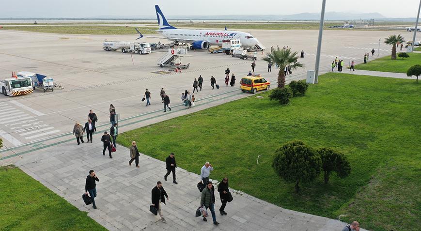 6 Şubat sonrası Hatay Havalimanı’nda uçuşlar yeniden başladı