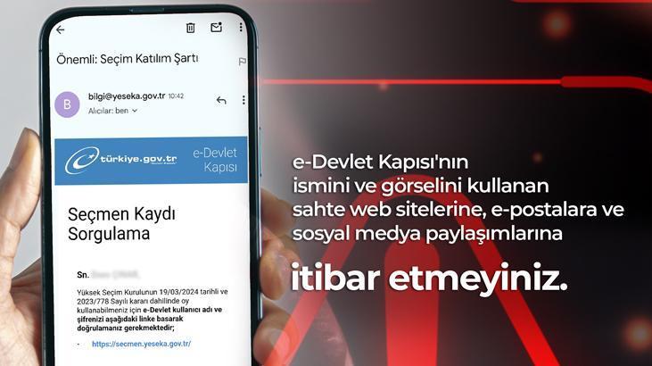 Seçmene oltalama uyarısı geldi! Cumhurbaşkanlığı Dijital Dönüşüm Ofisi yayımladı