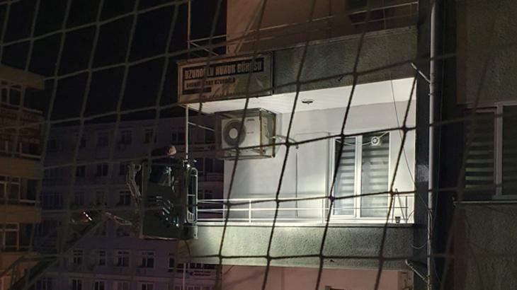 Ankara’da 7 katlı binada çıkan yangın kısa süreli paniğe neden oldu