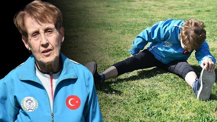 87 yaşında emekli binbaşı pistlerin komutanı! 100 madalya, 50 kupam var