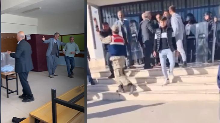 Sandık başında gerginlik! Silahlı, taşlı, sopalı kavga:çok sayıda yaralı var