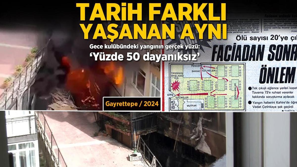 Tarih farklı, yaşanan aynı! Gece kulübündeki yangının gerçek yüzü: ‘Yüzde 50 dayanıksız’