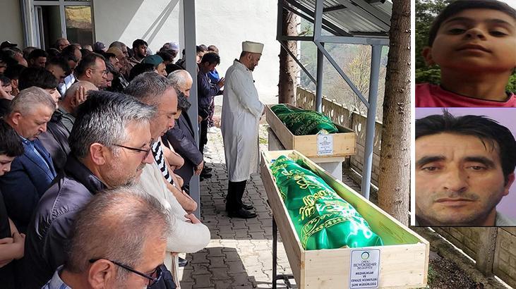 ‘Patpat’ faciası: Kazada can veren baba-oğul toprağa verildi