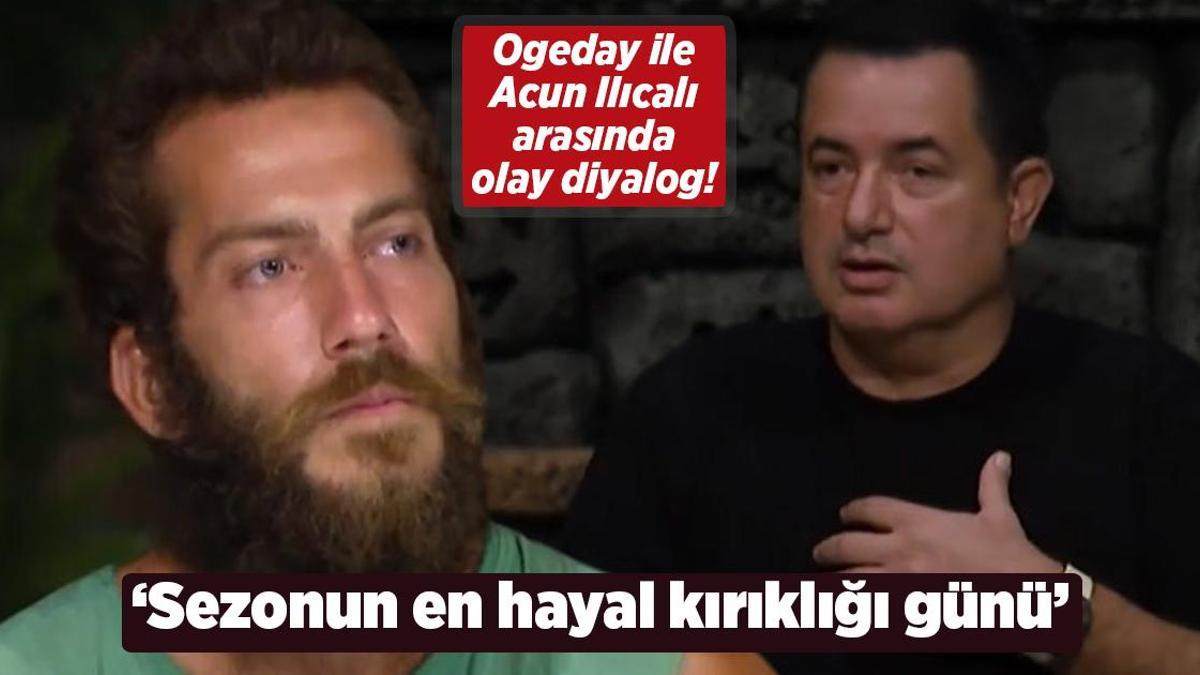 Acun Ilıcalı ve Ogeday Girişken arasında olay diyalog! ‘Büyün sezonun en hayal kırıklığı günü’