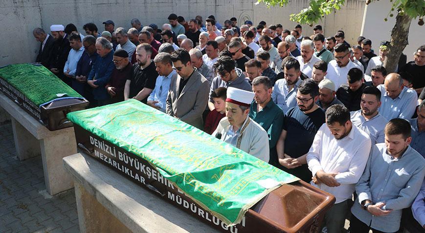 Bayramın ilk günü kazada hayatlarını kaybetmişlerdi… Çift yan yana toprağa verildi