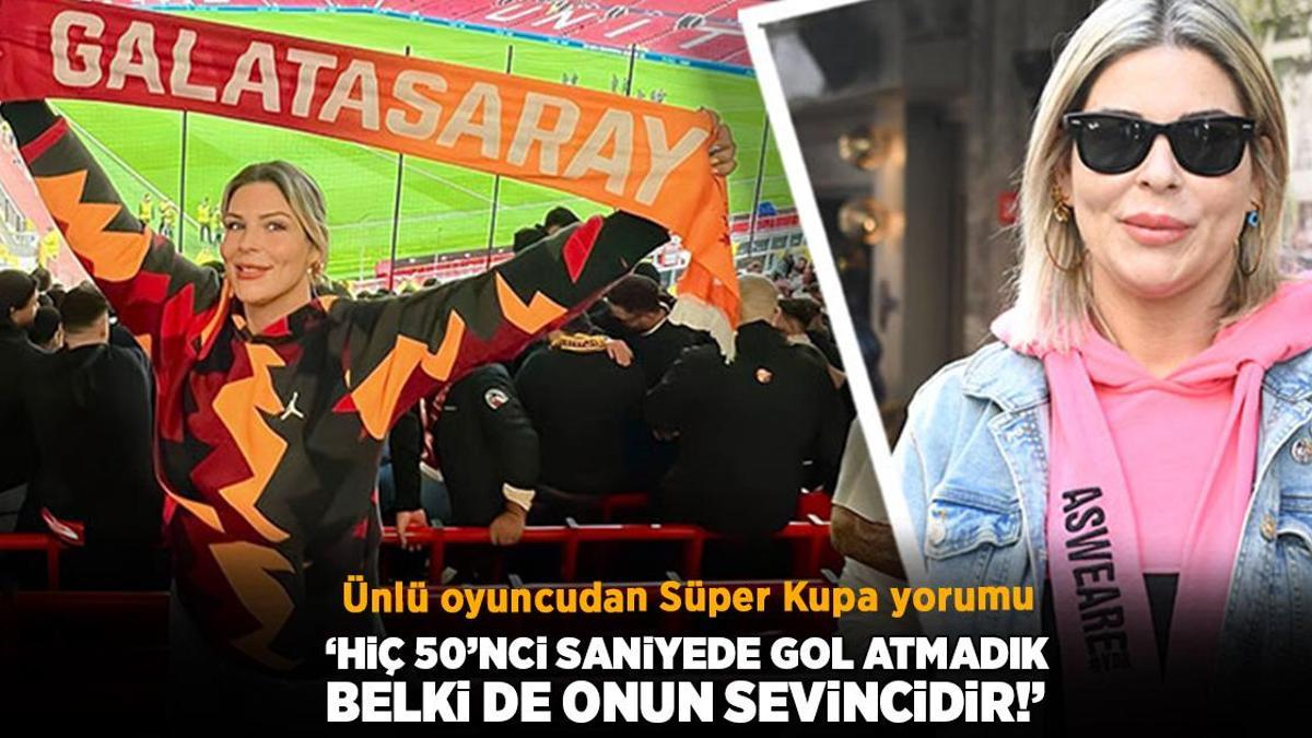 Pelin Öztekin’den Süper Kupa yorumu: Hiç 50’nci saniyede gol atmadık, belki de onun sevincidir!