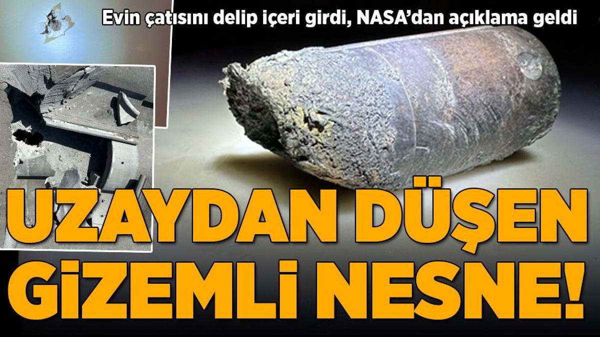 Uzaydan düşen gizemli nesne! Evin çatısını delip içeri girdi, NASA’dan açıklama geldi