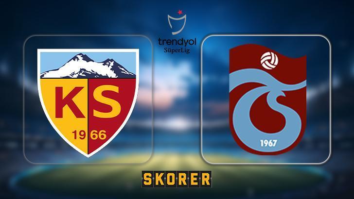 CANLI ANLATIM | Kayserispor – Trabzonspor