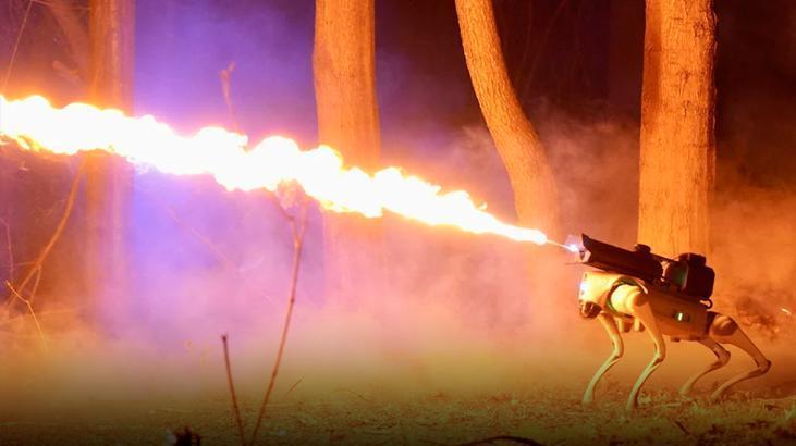 Thermonator’u dünyaya tanıttılar! Telefondan kontrol ediliyor: Lazer ve otomatik hedef alma