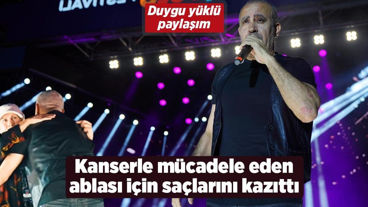 Haluk Levent paylaştı! Kanserle mücadele eden ablası için saçlarını kazıttı