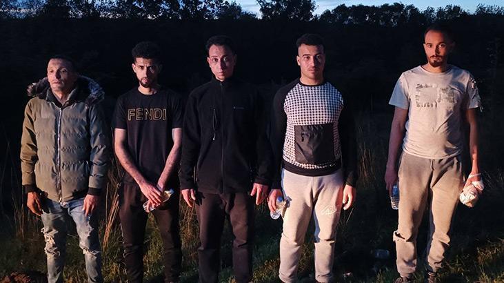 Bulgaristan’a gitmek isteyen 5 kaçak göçmen yakalandı