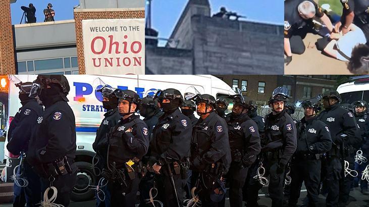 70 kişiyle başladı, bütün ABD’ye yayıldı! İsrail karşıtlarına skandal müdahale: Keskin nişancılar çatılarda belirdi