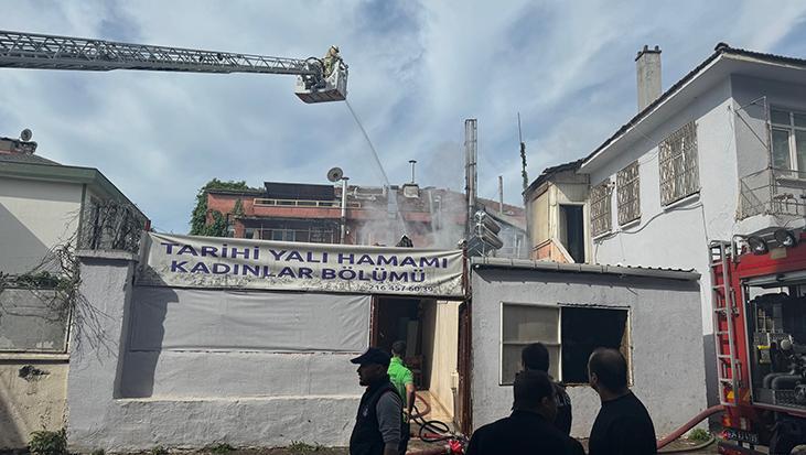 İstanbul’da tarihi hamamda yangın