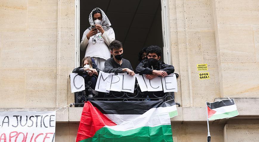 Üniversitelerdeki Gazze protestoları yayılıyor! Fransa’dan öğrencilere sert müdahale