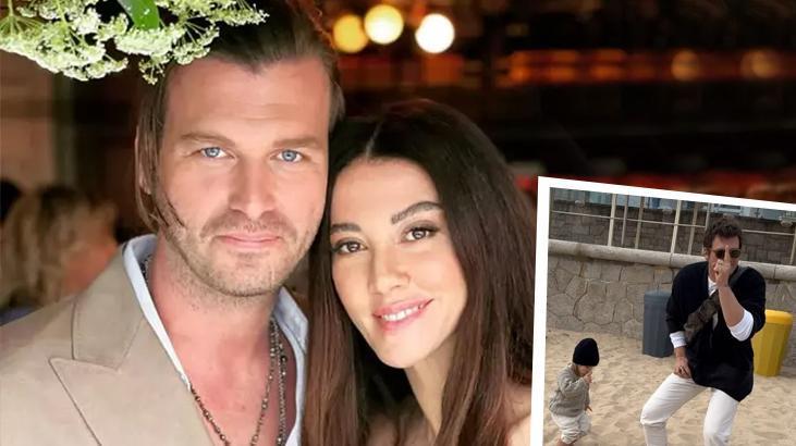 Kıvanç Tatlıtuğ ve oğlunun keyifli anları! Benzerlikleri dikkat çekti