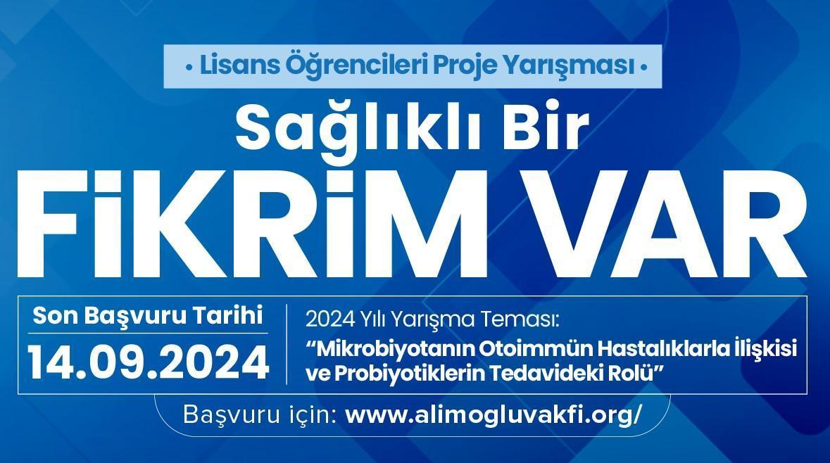 Üniversite öğrencileri için ‘Sağlıklı Bir Fikrim Var Proje Yarışması’
