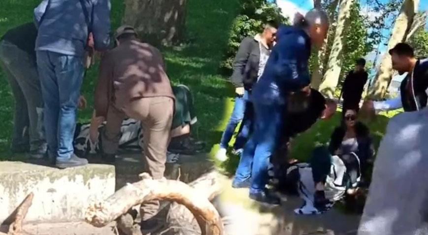Yer: Gezi Parkı! Başına ağaç dalı düşen kadın hastanelik oldu