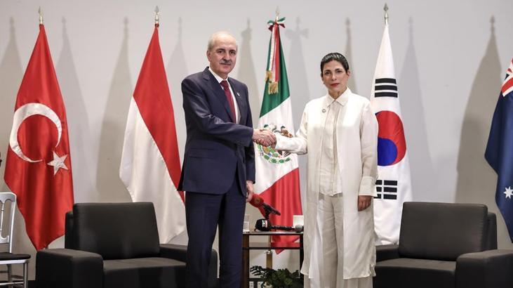 TBMM Başkanı Kurtulmuş’tan Meksika’da önemli temaslar