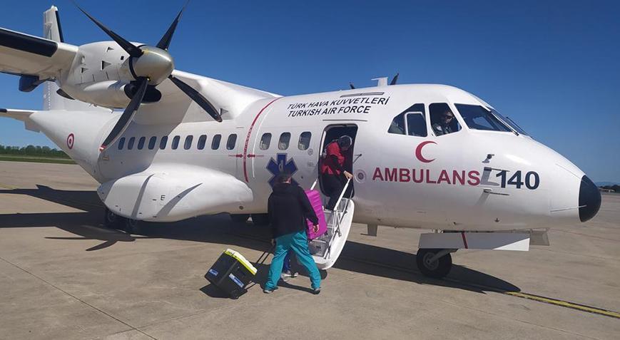 Samsun’dan İstanbul’a akciğer grefti başarıyla ulaştırıldı