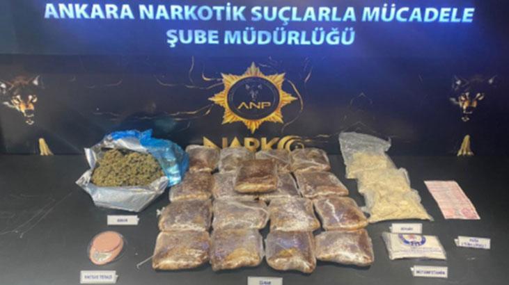 Ankara’da uyuşturucu operasyonu
