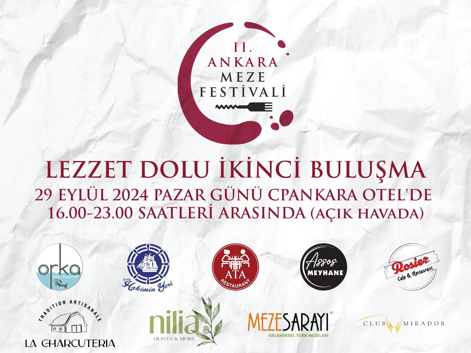Ankara’da Meze Rüzgarı: İkinci Festival Başlıyor!