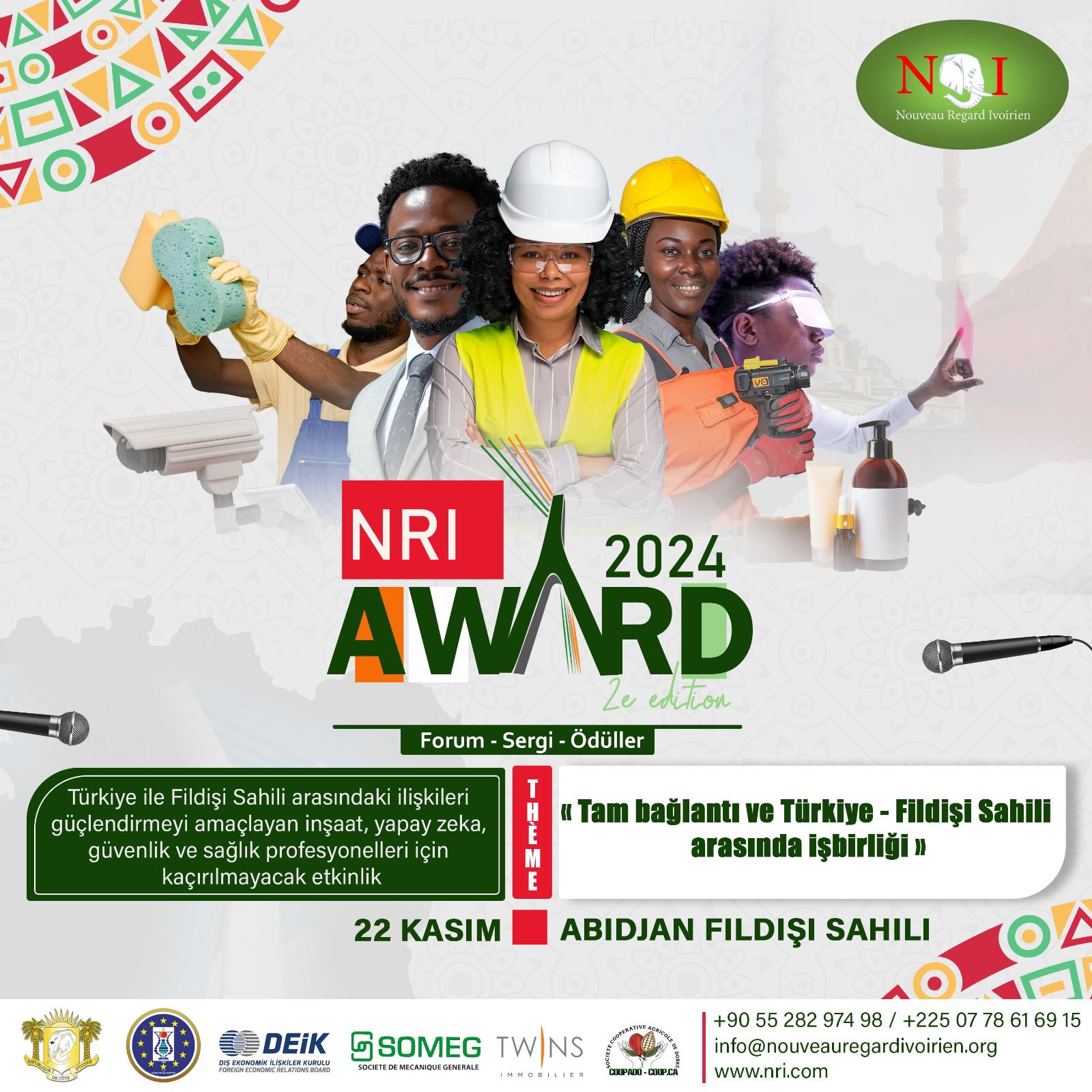 Nouveau Regard Ivoirien: Türkiye’de Kurulan Fildişi Sahili STK’sı, Kalkınmaya Liderlik Ediyor