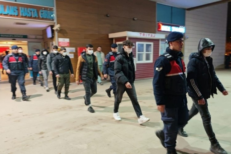 Bursa da 7 Kaçak Göçmen Yakalandı