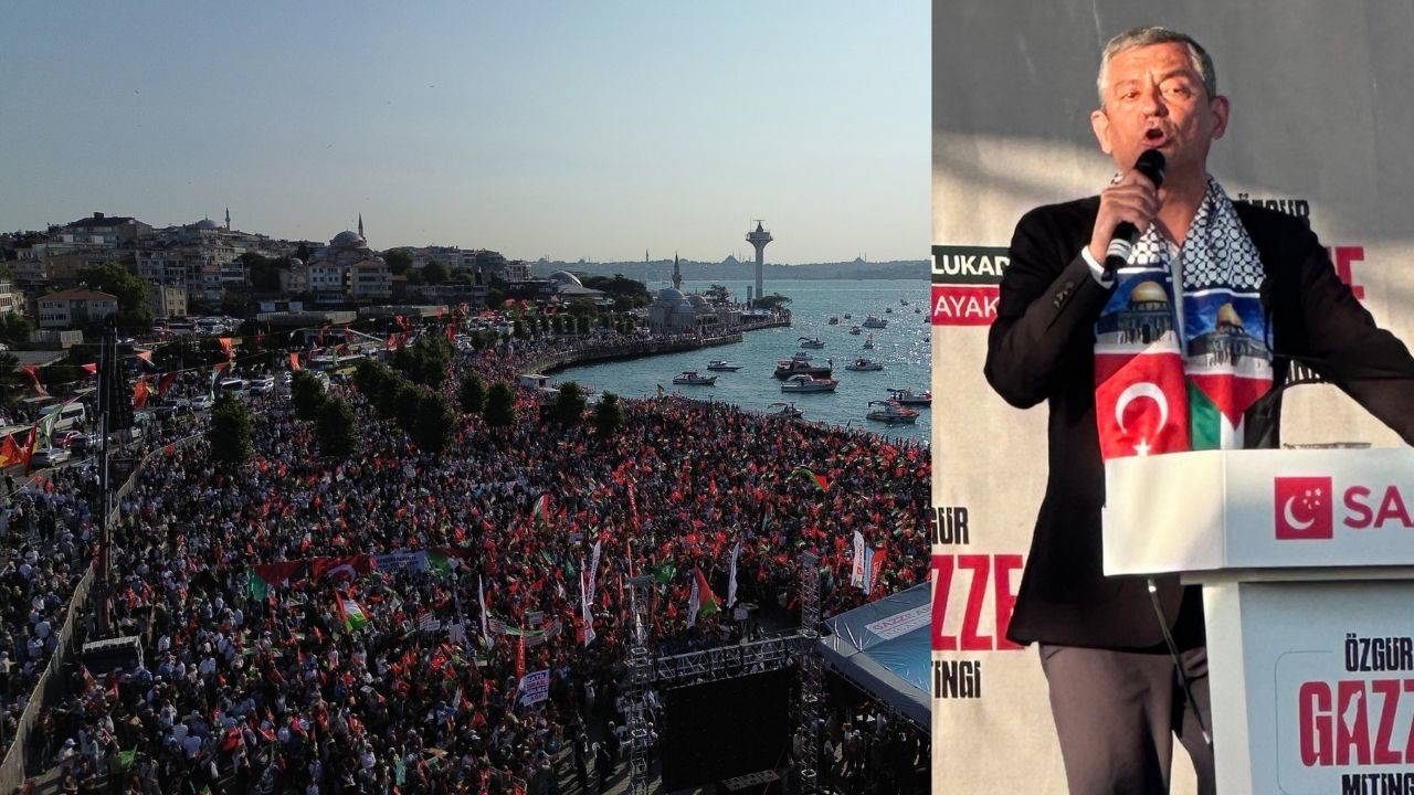 Üsküdar’da Gazze İçin Binler Yürüdü