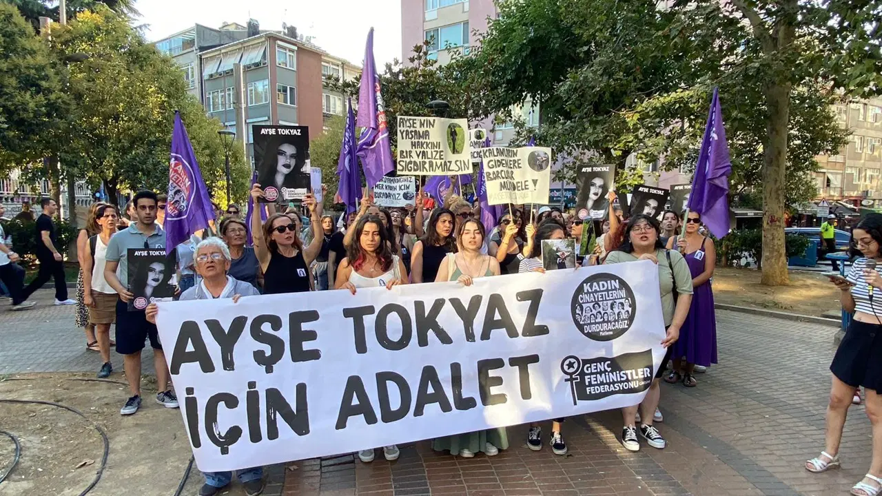 Ayşe Tokyaz cinayeti için Kadıköy’de yürüdü