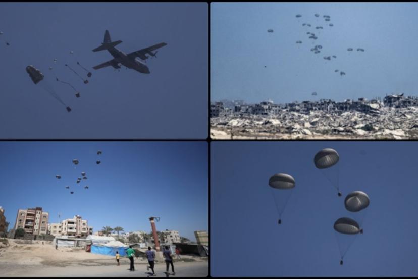 BAE ve Ürdün, Avrupa ülkelerinin desteğiyle Gazze’ye yardım ulaştırdı