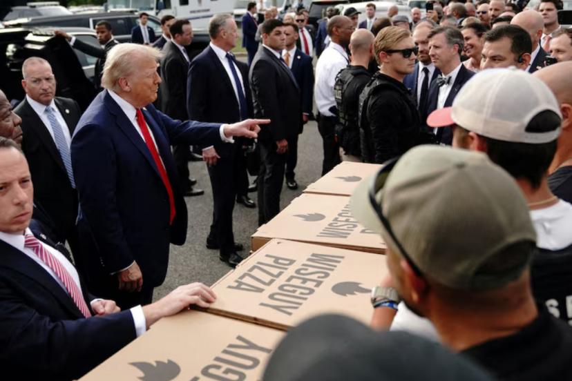 Donald Trump başkentteki güvenlik önlemlerini denetledi