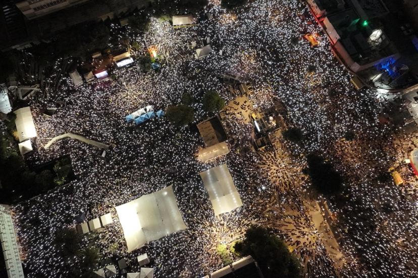 İsrail ayakta: Hükümet karşıtı peylemlere 1 milyondan fazla kişi katıldı