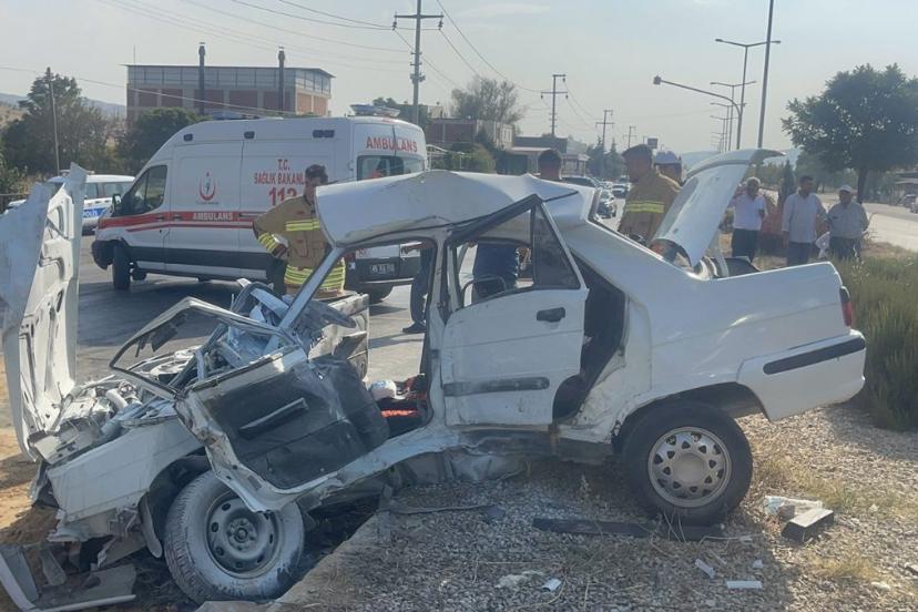 Manisa’da 2 kişinin öldüğü kazanın görüntüleri ortaya çıktı